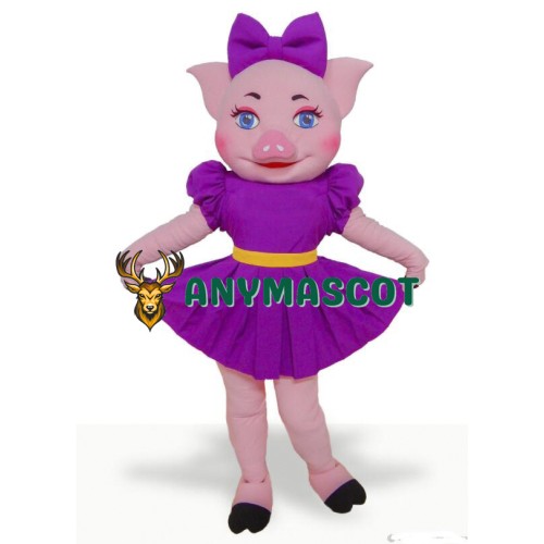 Super Beautiful Pig Mascot Costume