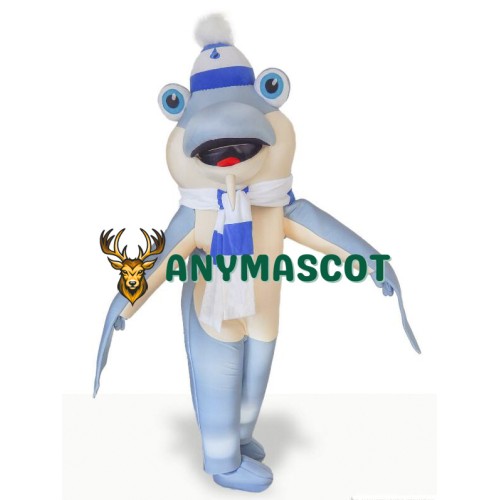 Super Cute Shark Mascot Costume