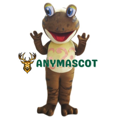 Brown Lightweight Frog Mascot Costume
