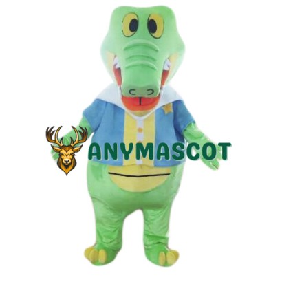 Green Alligator Crocodile Mascot Costume