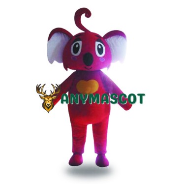 Red Koala Mascot Costume