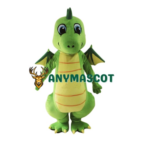 Lightweight Green Dragon Mascot Costume