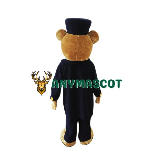 Adult Police Teddy Bear Mascot Costume
