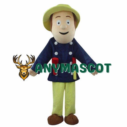 Fireman Sam Mascot Costume