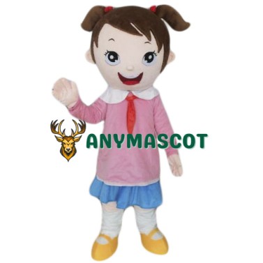 School Girl Mascot Costume