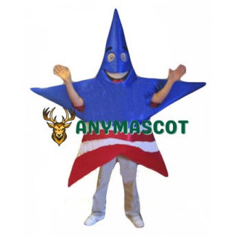 American Patriot Star Mascot Costume