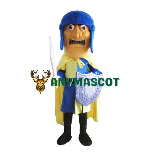 Blue Solider Mascot Costume