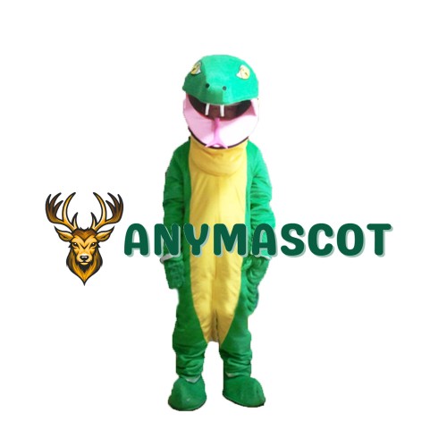 Green Snake Mascot Costume