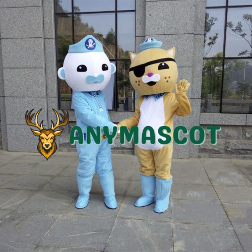 The Octonauts Barnacles Kwazii Peso Shellington Mascot Costumes