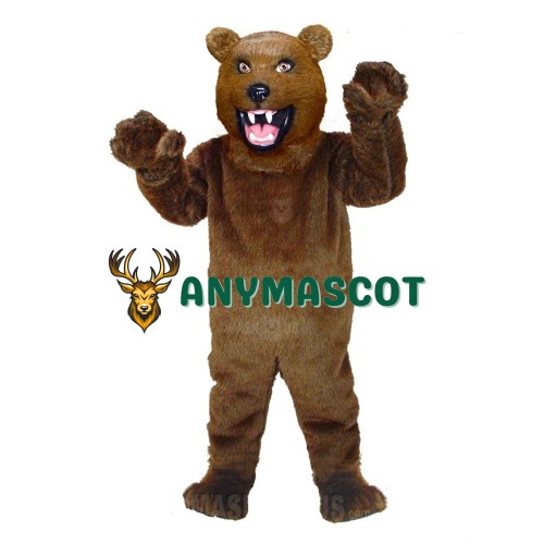 Grizzly Bear Mascot Costume