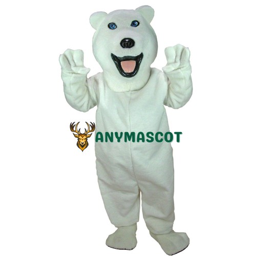 Icey Polar Bear Mascot Costume