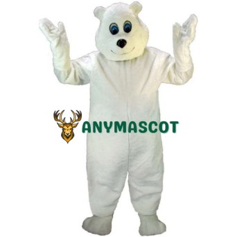 Happy Polar Bear Lightweight Mascot Costume