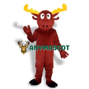 Christmas Reindeer Adult Mascot Costume