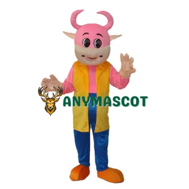 No.1 Cow Mascot Adult Costume