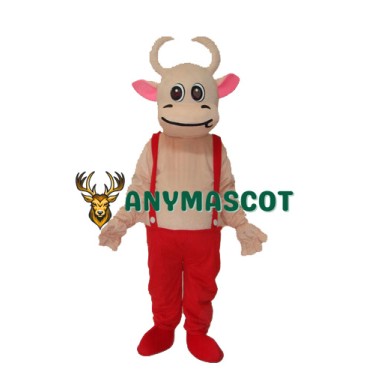 No.3 Cow Mascot Adult Costume