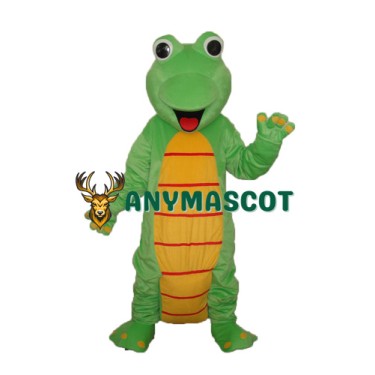 Happy Lizard Dinosaur Mascot Adult Costume