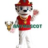 Red Paw Patrol Marshall Cartoon Mascot Costume