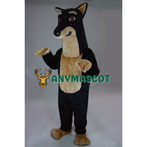 Doberman Pinscher Dog Mascot Costume