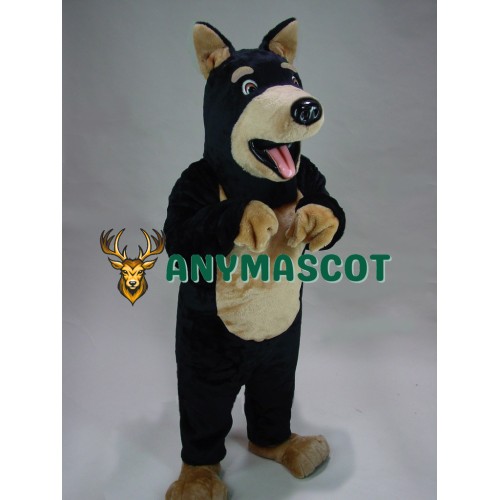 Doberman Dog Mascot Costume