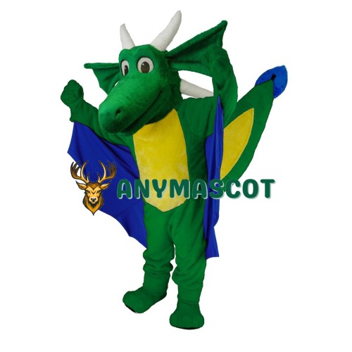 Horned Dragon Mascot Costume