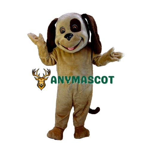 Tan & Brown Dog Mascot Costume