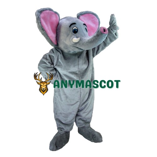 Asian Elephant Mascot Costume