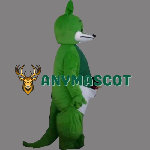 Green Kangaroo Mascot Costume