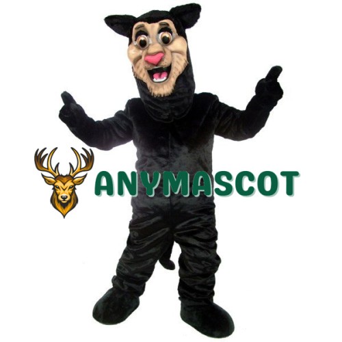 Happy Panther Mascot Costume