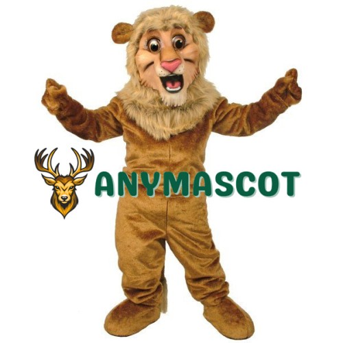 Happy Lion Mascot Costume
