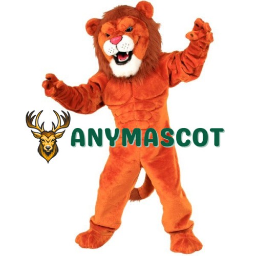Lion Power Cat Mascot Costume