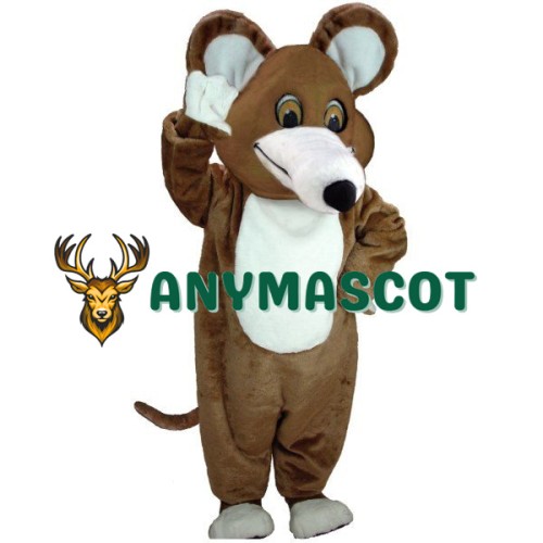 Brown Mouse Lightweight Mascot Costume