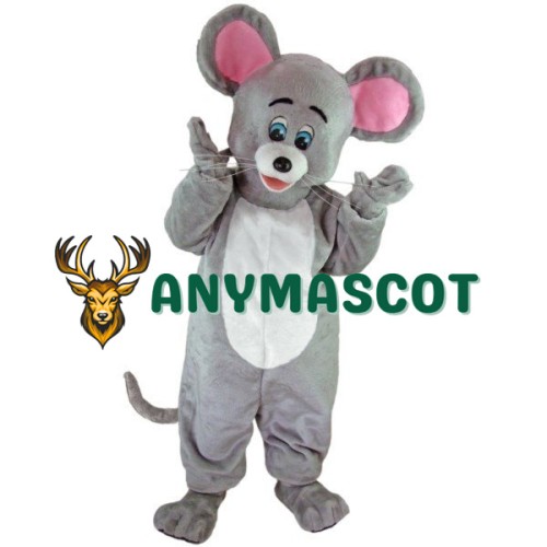 Grey Mouse Mascot Costume