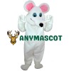 White Mouse Lightweight Mascot Costume