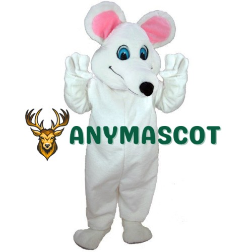 White Mouse Lightweight Mascot Costume
