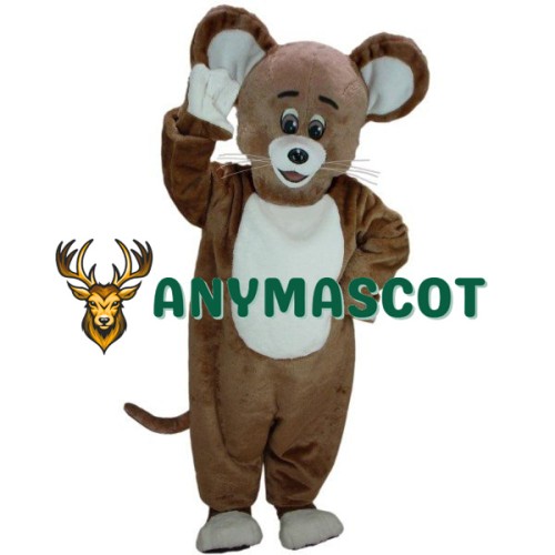 Brown Mouse Mascot Costume