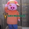 Pig Mascot Costume Mcdull Cartoon