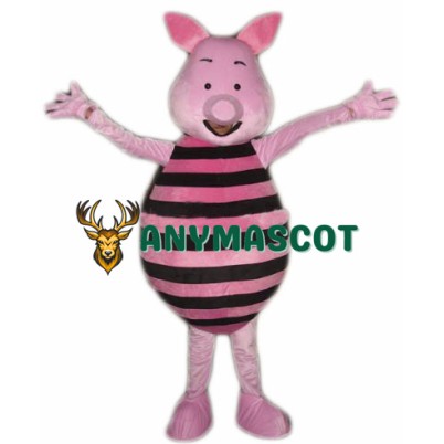 Pink Pig Mascot costume