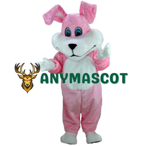 Super Pink Bunny Lightweight Mascot Costume