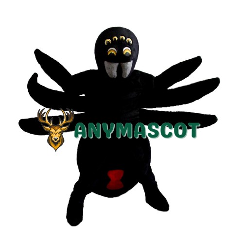 Black Widow Spider Mascot