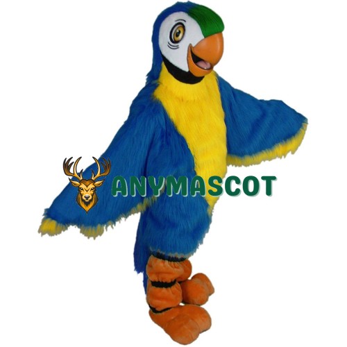 Blue Macaw Mascot Costume