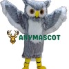 Grey Owl Mascot Costume