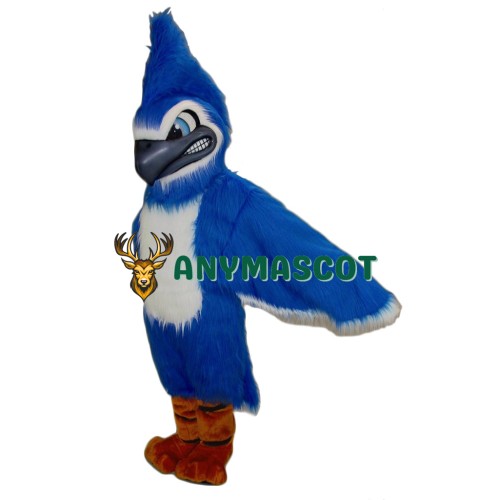 Fierce Blue Jay Mascot Costume