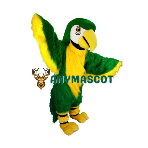 Green Parrot Bird Mascot Costume