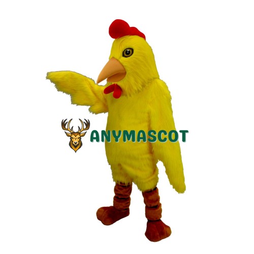 Yellow Hen Mascot Bird Costume