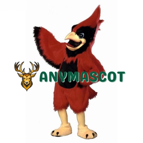 Big Red Cardinal Mascot Costume