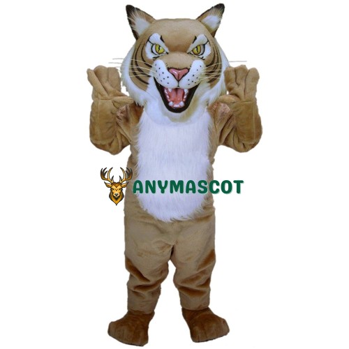 Fierce Wildcat Mascot Costume