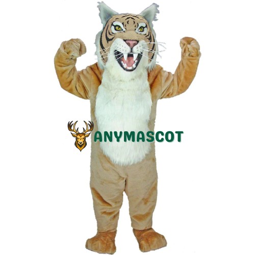Tan Wildcat Mascot Costume