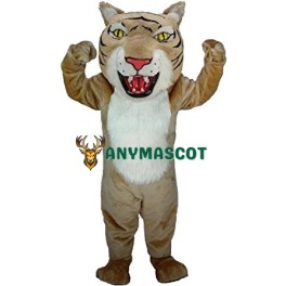 Tan Wildcat Lightweight Mascot Costume