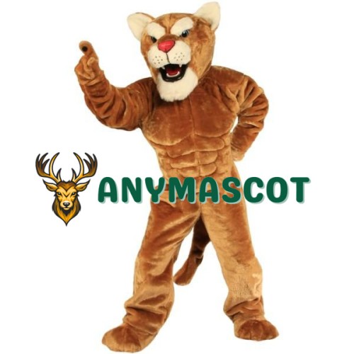 Cougar Power Cat Mascot Costume
