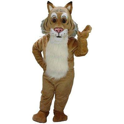 Friendly Bobcat Mascot Costume